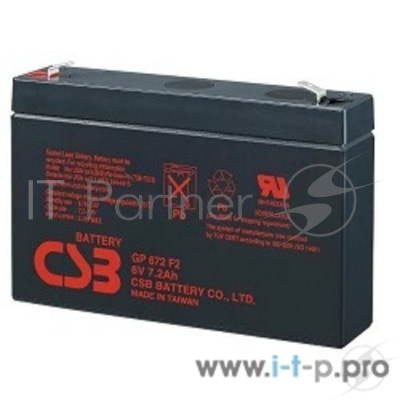 Батарея для ИБП CSB GP 672 (6V 7.2Ah)