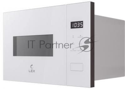 Встраиваемая микроволновая печь Lex BIMO 15.02N WH белый, 15 л, 600 Вт, переключатели - сенсор