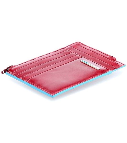 Чехол для кредитных карт Piquadro Blue Square PU1243B2R/R красный натур.кожа