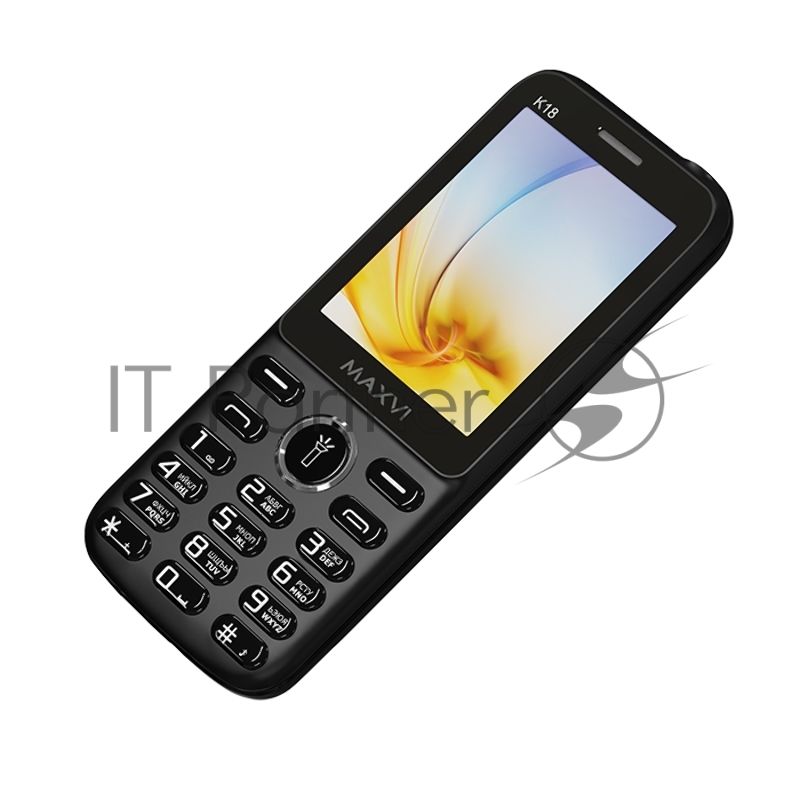Мобильный телефон Maxvi K18 черный