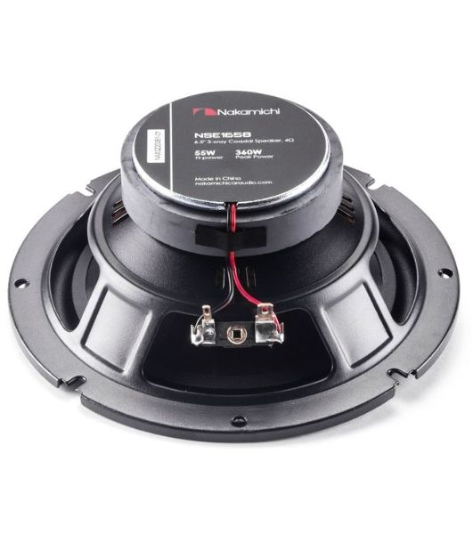 Колонки автомобильные Nakamichi NSE-1658 360Вт 4Ом 16см (6.5дюйм) (ком.:2кол.) коаксиальные трехполосные
