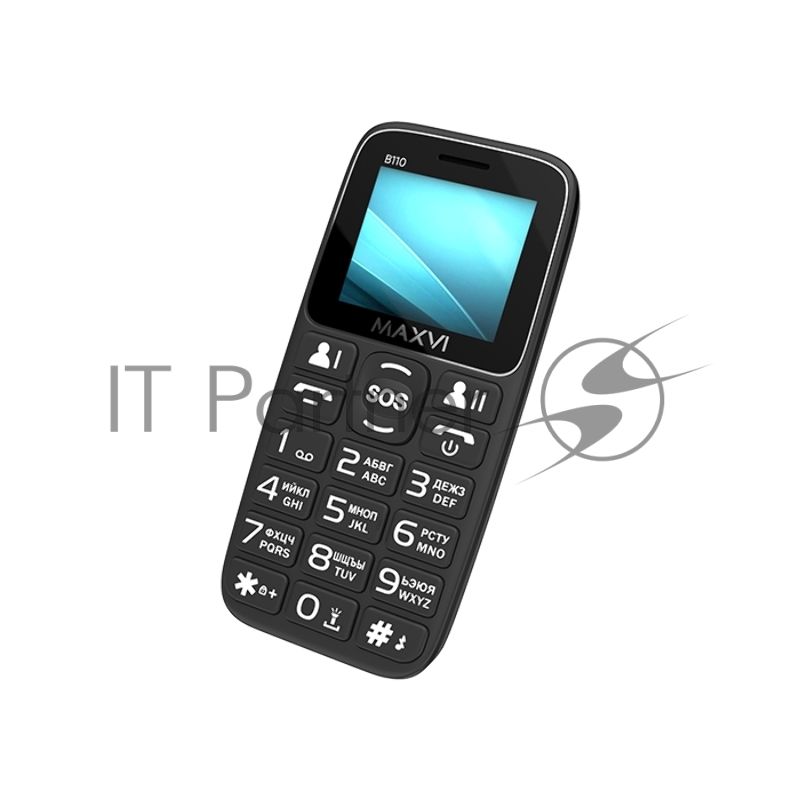 Мобильный телефон Maxvi B110 черный