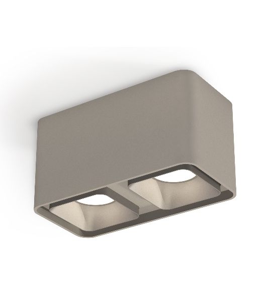 Светильник Ambrella Light XS7852003 SGR/SSL серый песок/серебро песок MR16 GU5.3 (C7852, N7703)