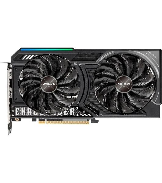 Видеокарта ASRock AMD Radeon RX 9060 XT Challenger OC, 16 GB GDDR6, 128 bit, 2xDisplayPort, HDMI, GPU 1800 MHz