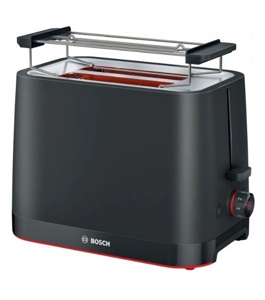 Тостер Bosch TAT3M123 чёрный, 2 слота