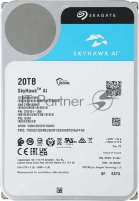 Жесткий диск HDD Seagate SkyHawk AI 20Tb 7200rpm SATA 512Mb 3.5"