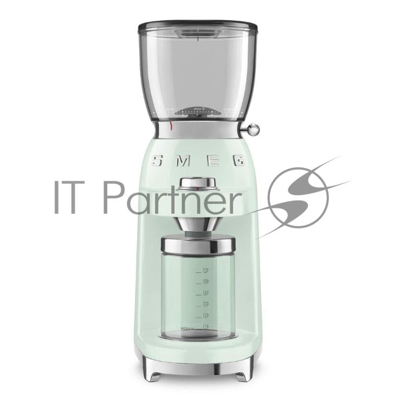 Кофемолка SMEG CGF01PGEU, пастельный зеленый