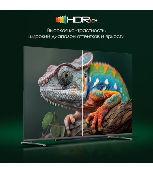Телевизор Digma 65" Pro 65L черный QLED UHD 120Hz GoogleTV