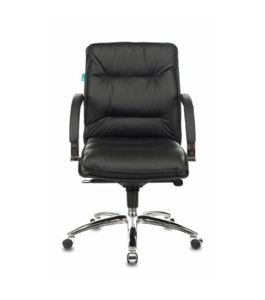 Кресло Бюрократ T-9927SL-LOW/BLACK черный, кожа