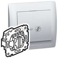 Электроустановочные изделия Legrand Legrand 775608 Переключатель двухклавишный Galea Life с подсветкой