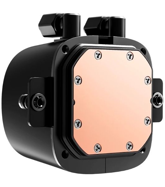 Система жидкостного охлаждения ID-Cooling FX240 LCD (Soc 1851/1700/1200/115X/AM5/AM4, 2x120мм fan, 2000rpm, 27.2 дБ, 300W, PWM 4-pin/5V 3Pin ARGb,Cop) (FX240 LCD)
