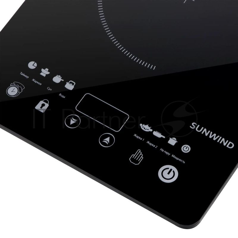 Плита настольная индукционная SunWind SCI-0502 черный стеклокерамика (настольная)
