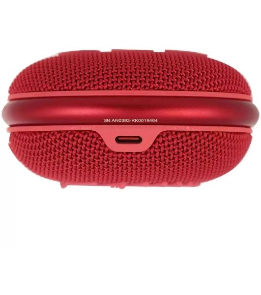Колонка портативная JBL Clip 4 красный 5W 1.0 BT 15м 500mAh (JBLCLIP4REDAM)