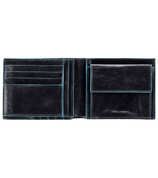 Кошелек мужской Piquadro Blue Square PU1240B2/N черный натур.кожа