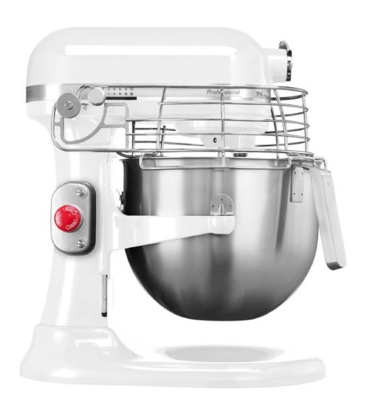 Миксер с подъемной чашей KitchenAid 5KSM7990XEWH Professional 6.9л белый