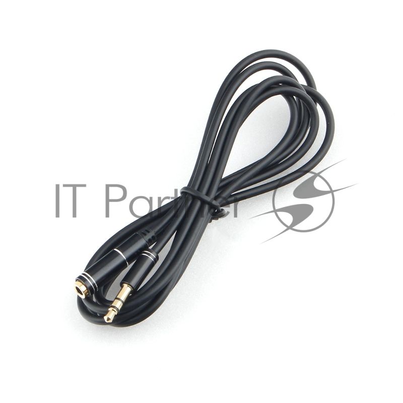 Кабель аудио удлинительный Cablexpert CCAB-02-35MF-1.5MB. 3.5 Jack (M)/3.5 Jack (F), черный, 1.5м, блистер