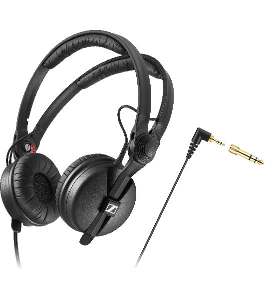 Проводные наушники Sennheiser HD 25 черный, накладные, Jack 3.5 мм