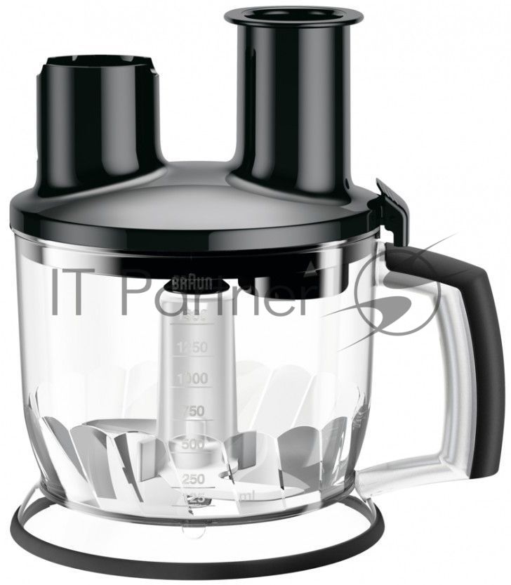 Блендер погружной Braun MQ7087X 850 Вт, черный/серебристый