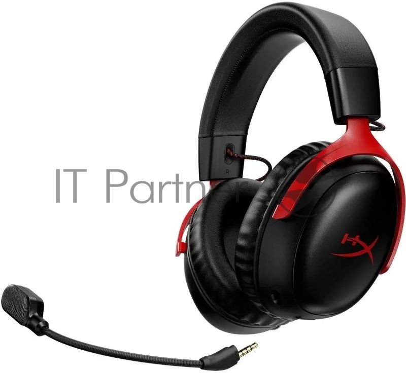 Гарнитура HyperX Cloud III чёрный-красный, беспроводная, радиоканал