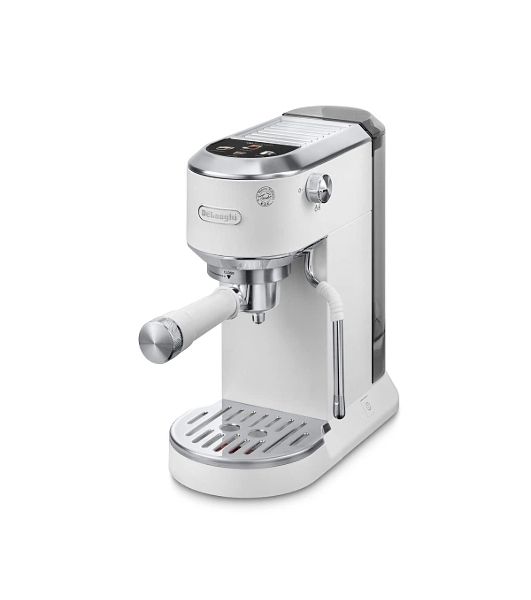 Кофеварка рожковая DeLonghi EC890.WI белый, молотый, 1,1 л, 1450 Вт, 15 бар