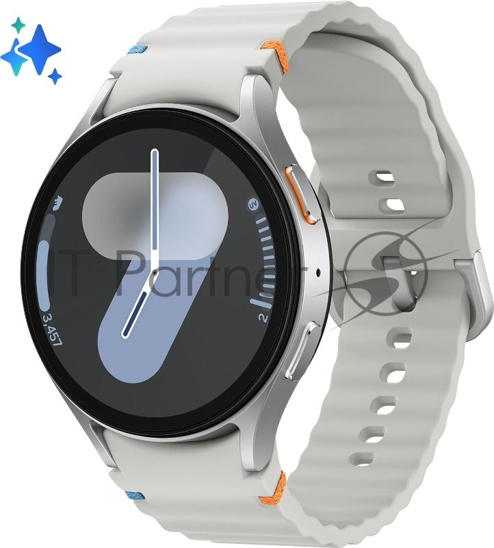 Умные часы Samsung Galaxy Watch 7 LTE 44мм 1.47" AMOLED корп.серебристый, рем.серебристый