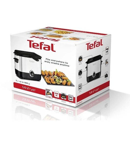 Фритюрница Tefal FF220015 1000Вт серебристый/черный