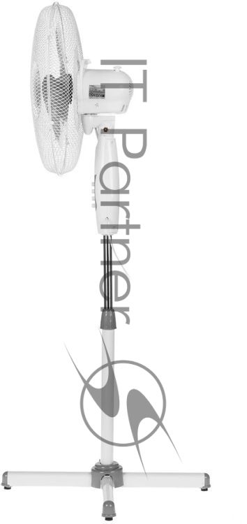Вентилятор Scarlett SC-SF111B27 белый/серый, напольный, 40 Вт, 3 скорости, 40 см