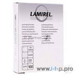 Пленка для ламинирования Lamirel LA-78663 (75х105 мм, 125 мкм, 100 шт.)