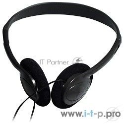 Проводные наушники Ritmix RH-501 черный, накладные, Jack 3.5 мм, складная конструкция