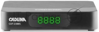 Приставка для цифрового ТВ Cadena CDT-2388S черный, DVB-T2, DVB-T, HDMI, USB 2.0