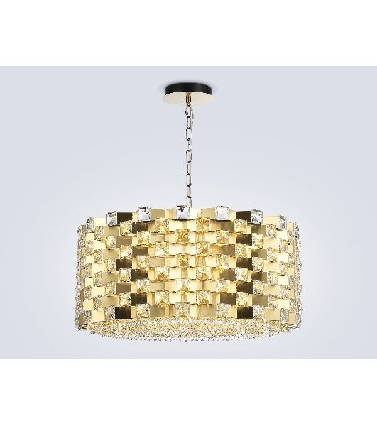 Люстра Ambrella light LH41009/18 BS/CL латунь/прозрачный E14*18 max 40W D700*320