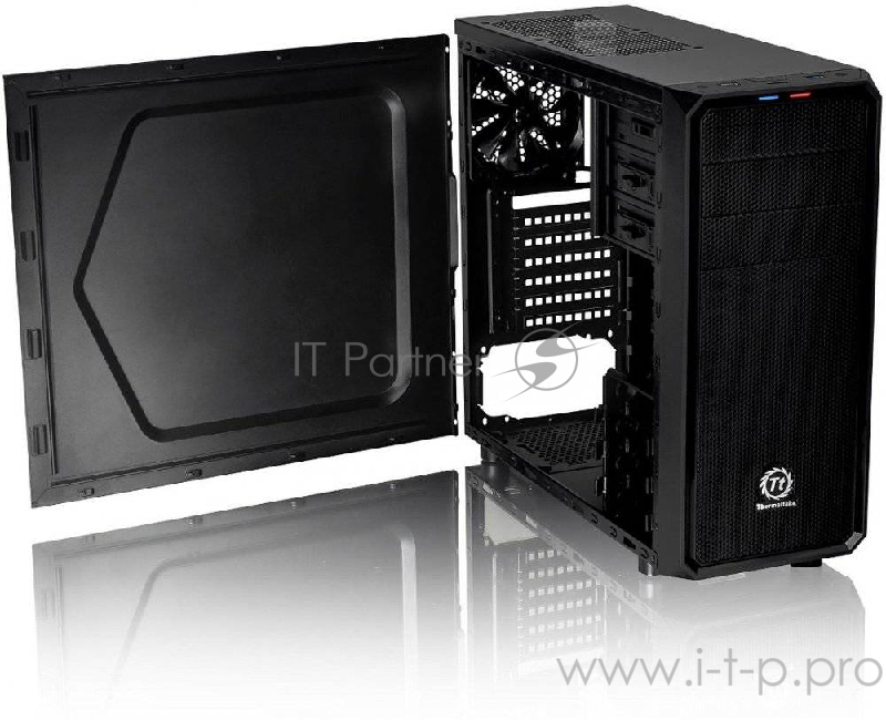 Компьютерный корпус Thermaltake Versa H25 черный без БП ATX 4x120mm 1xUSB2.0 1xUSB3.0 audio bott PSU