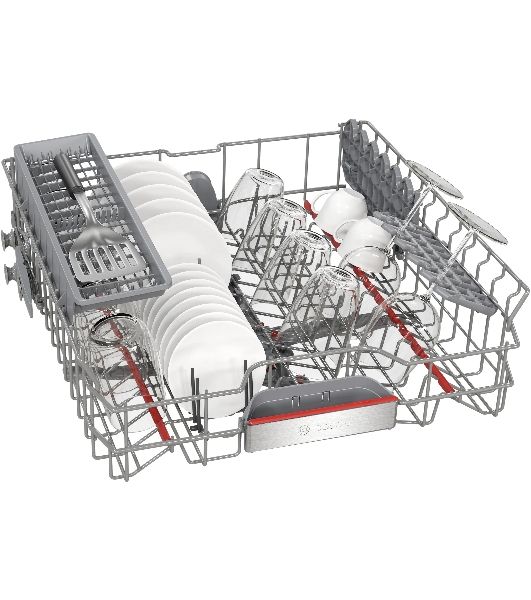 Посудомоечная машина Bosch SMP6EMI86Q, нержавеющая сталь, 60 см, 13 компл., сушка теплообменник, класс A