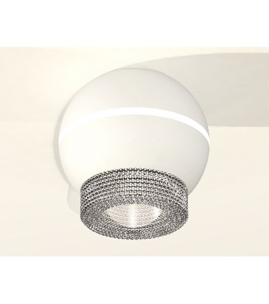 Светильник Ambrella Light XS1101030 SWH/CL белый песок/прозрачный MR16 GU5.3 LED 3W 4200K (C1101, N7191)