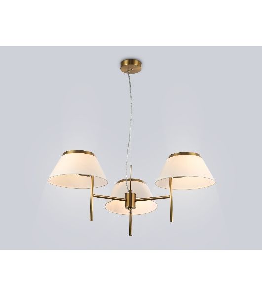 Люстра Ambrella light LH72471/3 BS/WH латунь/белый Е14/3 max 40W D800*290-1080