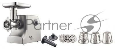 Мясорубка Moulinex ME858D32 2100Вт серебристый