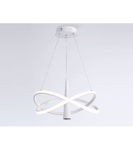 Подвесной светодиодный светильник Ambrella light FL5367/2+1 WH белый 47W 3000K-6400K D480*1200 (ПДУ ИК)