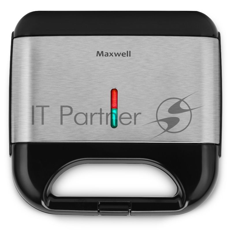 Сэндвичница Maxwell MW-1553, 800Вт, стальной/черный