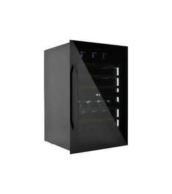 Винный шкаф встраиваемый ZÜGEL ZCWI570DB черный, 145 л, 2 отсека, 57 бут.