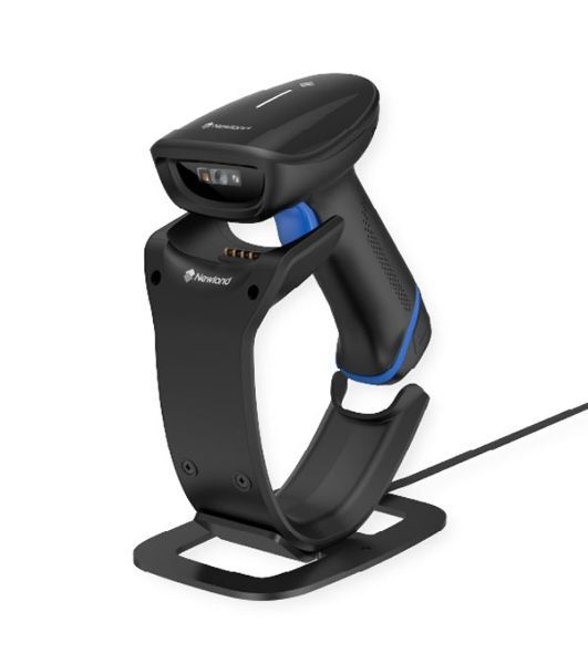 Сканер штрих-кодов HR2000 2D CMOS Wireless Bluetooth Handheld Reader with Stand/Docking Station and integrated USB-A cable