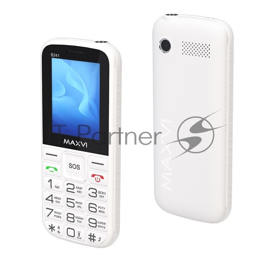 Мобильный телефон Maxvi B241 белый