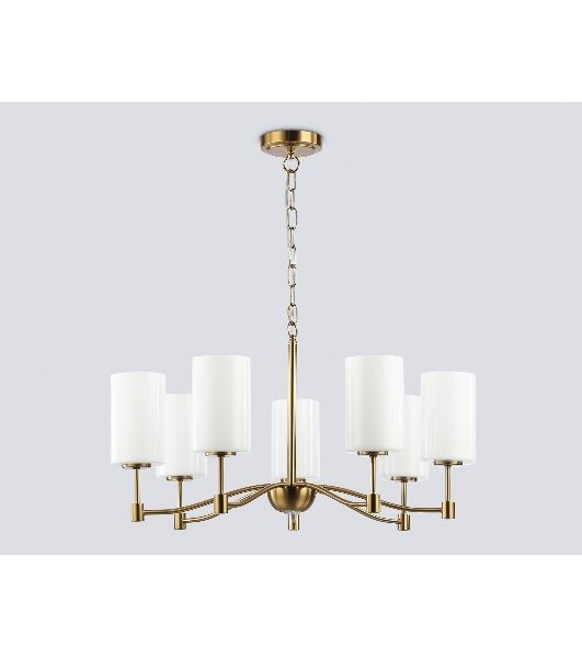 Люстра Ambrella light LH56053/7 BS/FR латунь/белый матовый E14*7 max 40W D680*950