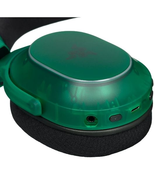 Гарнитура Razer Barracuda X Chroma Phantom Green Edition зелёный, беспроводная, Bluetooth, до 70 ч, подсветка