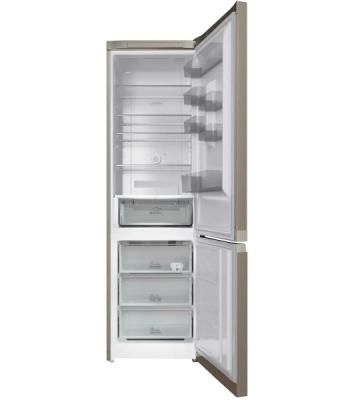 Холодильник Hotpoint HT 6200 BZ бронзовый двухкамерный 240/83л морозилка снизу, No Frost
