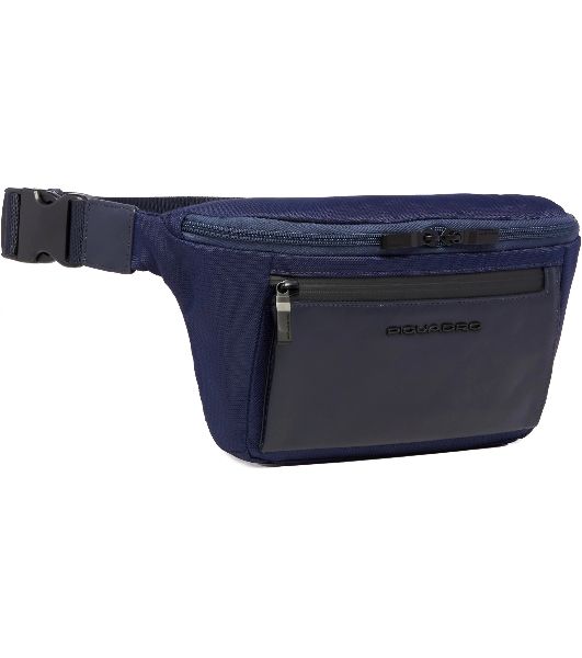 Сумка на пояс Piquadro Orion CA2174S136/BLU синий ткань/натур.кожа
