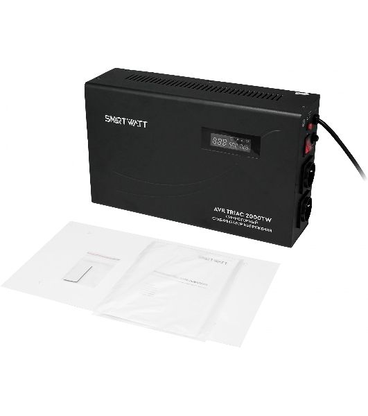 Стабилизатор напряжения Smartwatt AVR Triac 2000TW 2000ВА черный