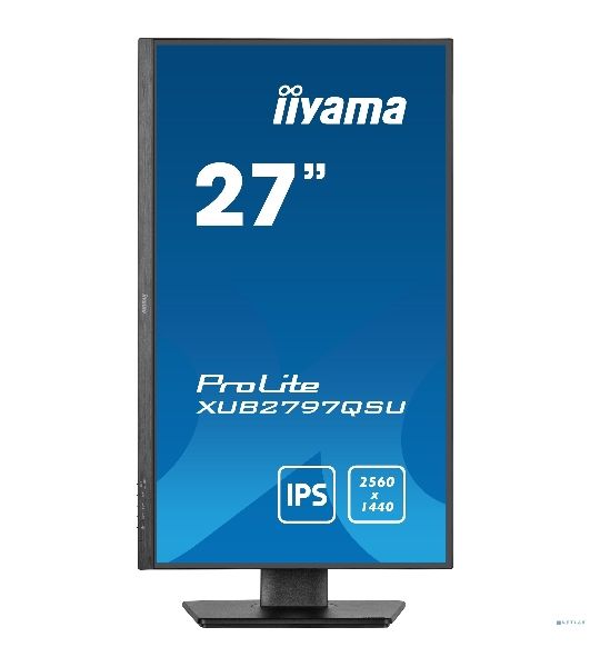 Монитор Iiyama 27" ProLite XUB2797QSU-B2 черный IPS LED 1ms 16:9 HDMI M/M матовая HAS Piv 1300:1 300cd 178гр/178гр 2560x1440 100Hz DP QHD USB 5.7кг