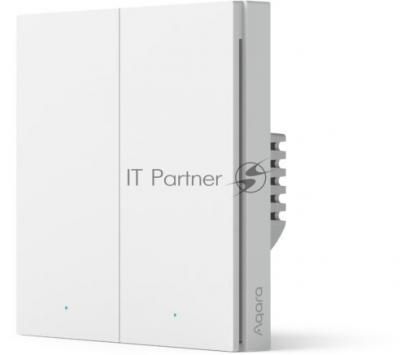 Выключатель умный двухклавишный Aqara Smart Wall Switch H1 (WS-EUK02)