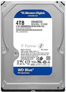 Жесткий диск HDD WD Blue 4Tb 5400rpm SATA 128Mb 3.5"