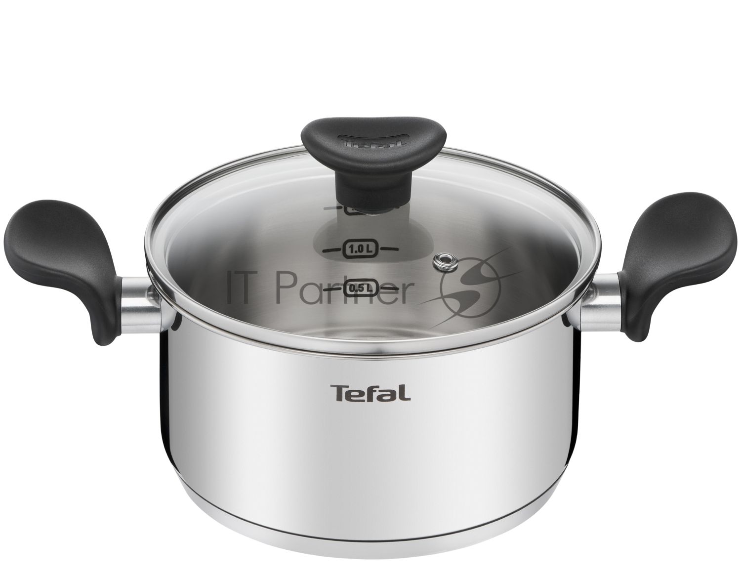 Кастрюля Tefal Primary E3084374 2.1л. d=18см (с крышкой) стальной (2100120956)